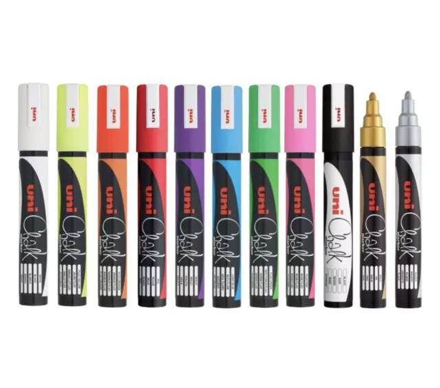 Uni Liquid Chalk Marker Bullet Tip 1.8-2.5mm for Glassboard / Whiteboard Marker