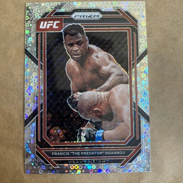 2023 PANINI UFC Prizm Undercard francis ngannou Disco name Variation 5