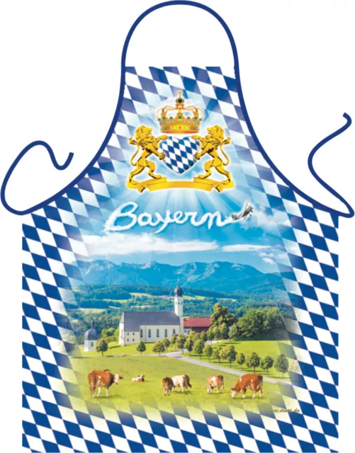 Lustige Grillschürze Bayern Trachten-Schürze Kochschürze Küchenschürze Geschenk 2