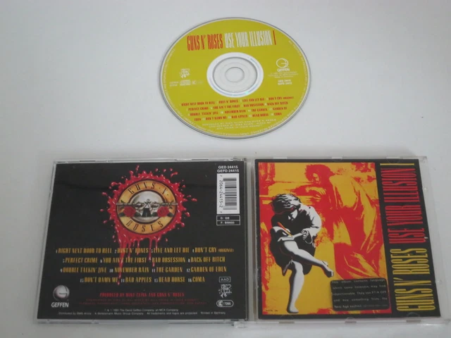 ARMES À FEU N'Roses/ Use Your Illusion I (Geffen Ged 24415) CD Album De