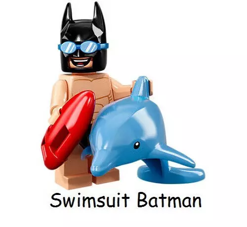 LEGO Batman Movie Series 2 Swimsuit Dolphin Batman Minifigure #6 Beach SEALED