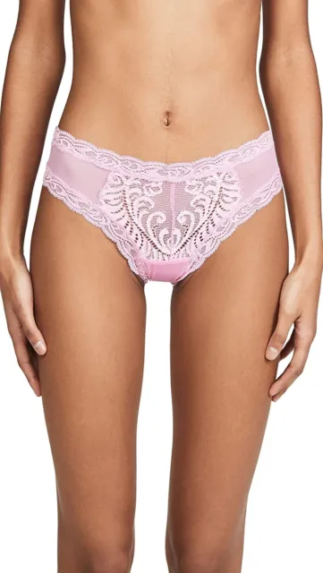 Natori Women's 245716 Feathers Hipster Briefs Underwear Pink Size XL