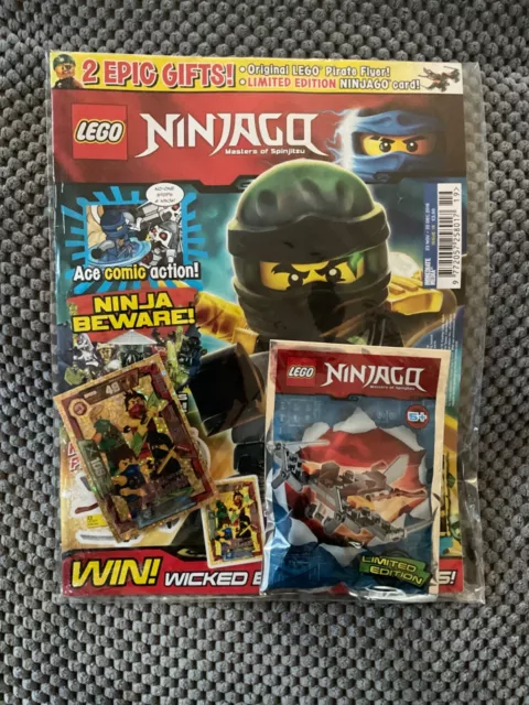 LEGO NINJAGO MAGAZINE ISSUE  19 WITH LIMITED EDITION  pirate flyer