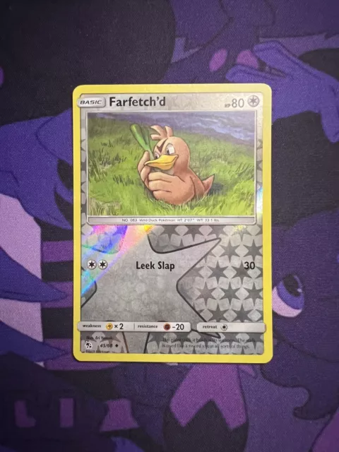 Farfetch'd - Hidden Fates Reverse Holo - Pokemon