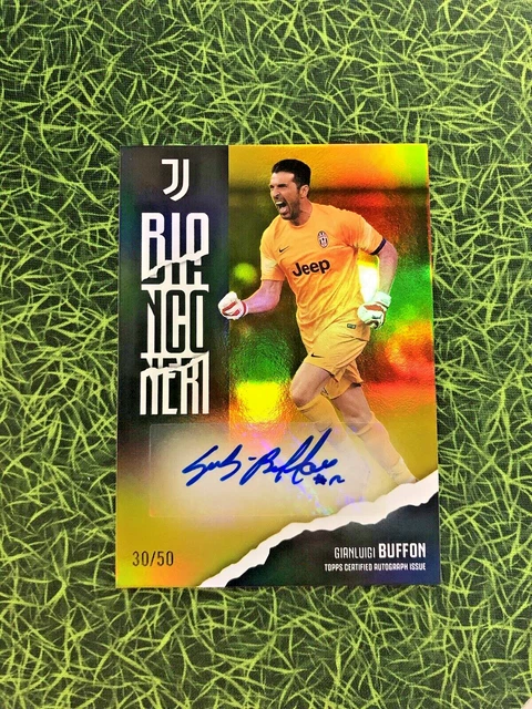 GIANLUIGI BUFFON AUTO /99 Topps 2023-24 Juventus Team Set #BI-GB 