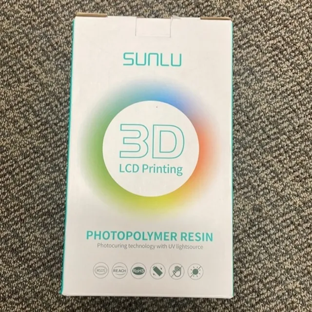 Fotopolímero Sunlu impresión 3D LCD resina 1K estándar gris sólido