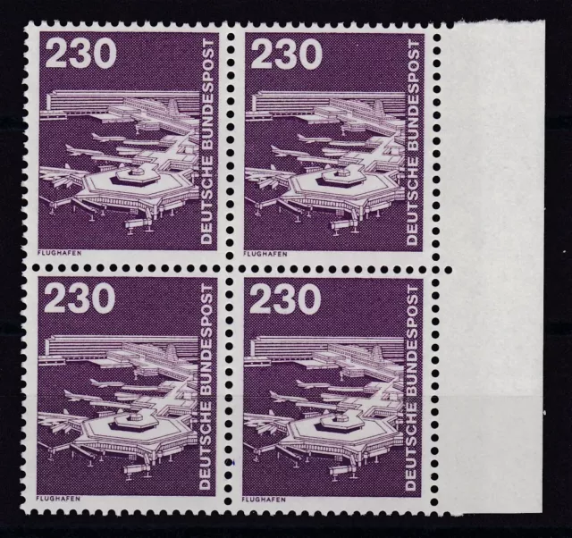 BRD 1979 postfrisch Industrie und Technik 4er Block Seitenrand rechts MiNr. 994