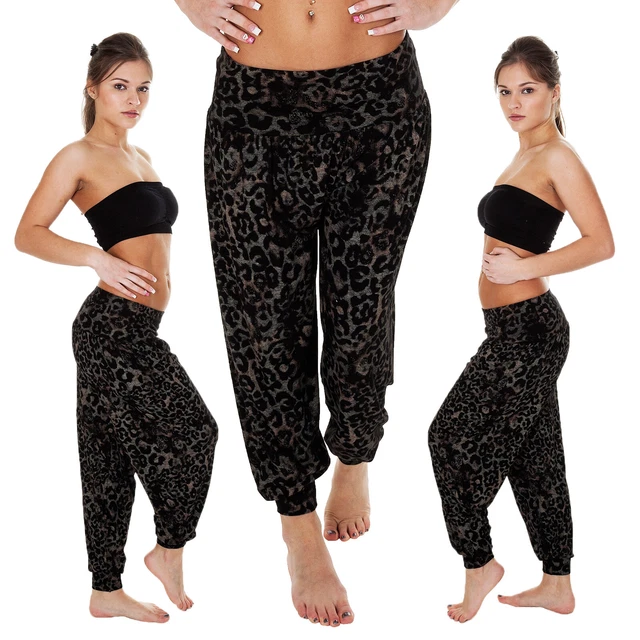 Donna Pantaloni Harem Donna Ali Baba Yoga Outdoor Largo Harem Pantalone Leggings