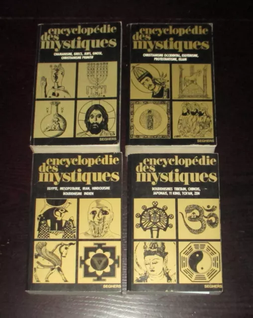 Encyclopédie des Mystiques - M-Madelaine Davy - Complète 4 tomes - 1977/1978