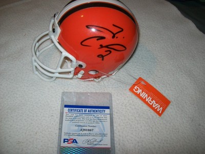 PSA/DNA Certified Alterraun Verner Autographed Signed Tampa Bay Buccaneers Embroidered Logo Football