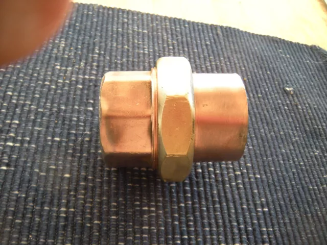 2" inch Copper Pipe Union  Sweat USED
