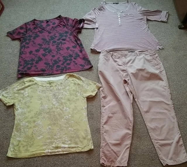 Pacchetto abbigliamento donna taglia 16-18 UK. Tutto in buone condizioni usato pulito.