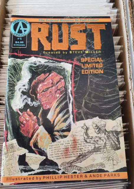 Rust #1  Special Limited Edition Early Spawn  Adventure Comics
