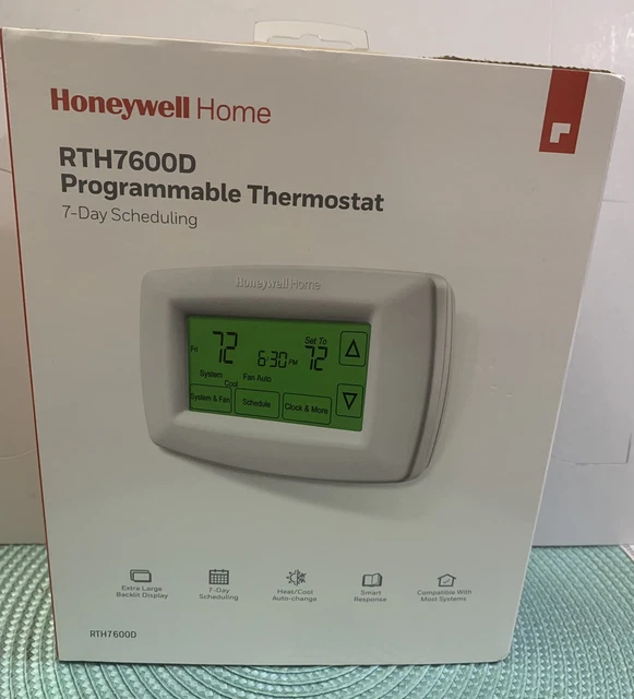 Honeywell Home Rth7600d Installation Manual