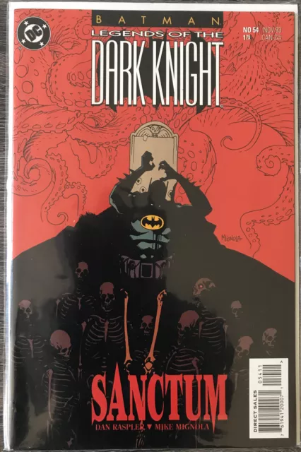 BATMAN LEGENDS OF THE DARK KNIGHT #54 (DC COMICS, 1993) Mike Mignola Cover, LQQK