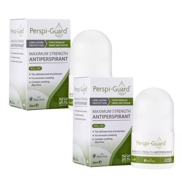 Perspi-Guard Maximum Force Antitranspirant Roll-On 30ml Paquet Double