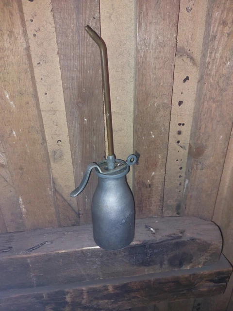 alte Ölkanne Reilang 3 Öldose Blechdose Oldtimer Kein Emailleschild Werkstatt öl
