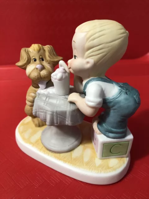 Possible Dreams Ltd, 1983 gt and friends, "Sharing” Hand Painted Porcelain 2