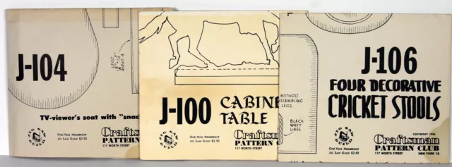 Lote de 13 patrones de club artesano mesas de gabinete veleta letreros de césped