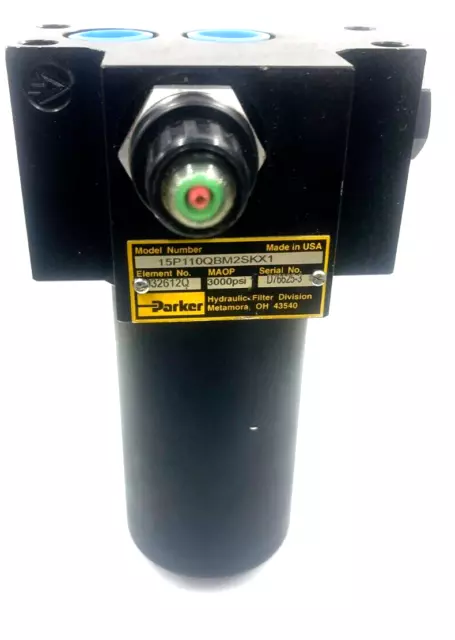 PARKER Series 15P 15P110QBM2SKX1 Hydraulic Filter 3000 psi ONLY HOUSING