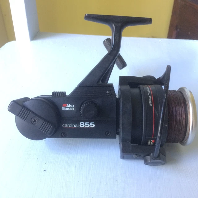 ABU GARCIA CARDINAL 855 reel Vintage, with spare spool and case UK