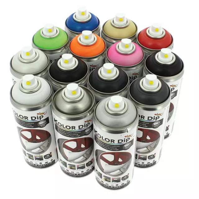 MultiPurpose Spray Vinyl Covering Kolor Dip Plastic Vinyl Change Color Coating