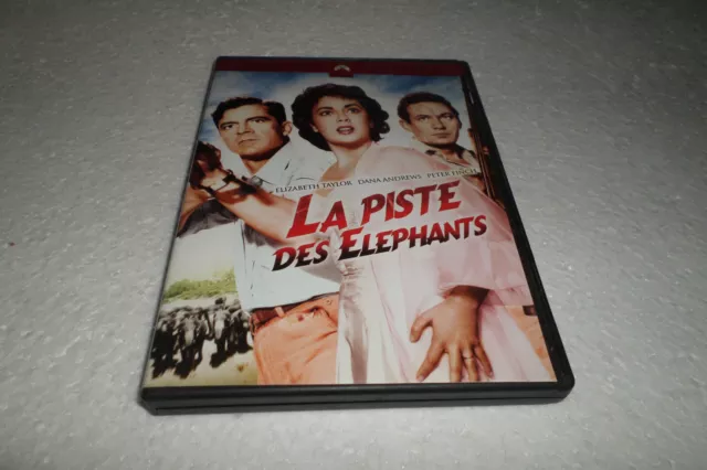 DVD  - LA PISTE DES ELEPHANTS  /  Elizabeth TAYLOR Dana ANDREWS / DVD