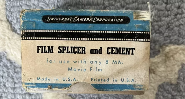 Vintage Universal Camera Corporation Film Splicer 8MM