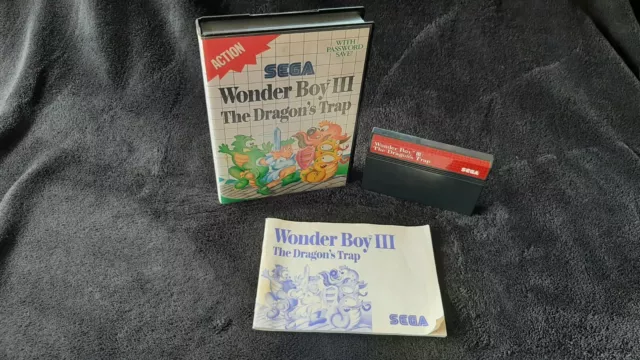 SEGA MASTER SYSTEM Wonder Boy 3 : The Dragons Trap CIB