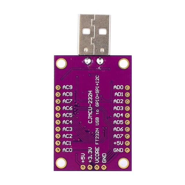 HIGH SPEED MULTI-FUNCTION USB To JTAG UART/FIFO SPI/I2C Module - CJMCU ...