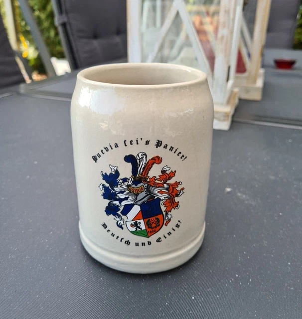 Suevia sei's Panier!  alter Studentenkrug Studentica Burschenschaft 1960er Jahre