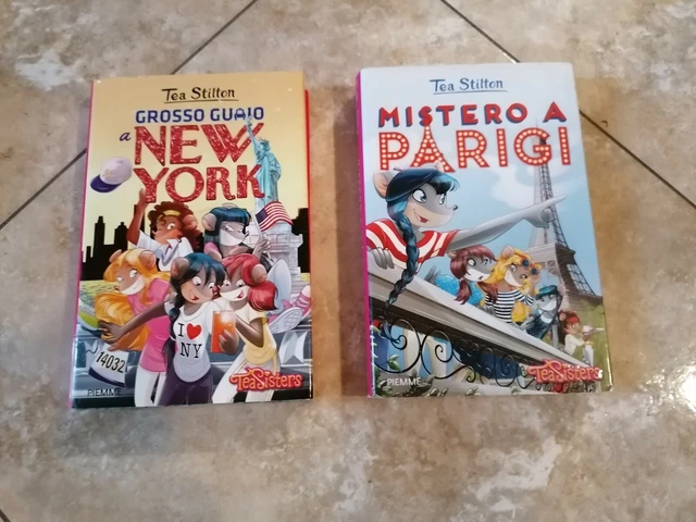 Lotto 2 libri tea Stilton grosso guaio a new York, mistero a Parigi teasisters