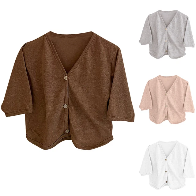 Cardigan a maniche lunghe massello neonata bambina ragazzo cotone primavera autunno