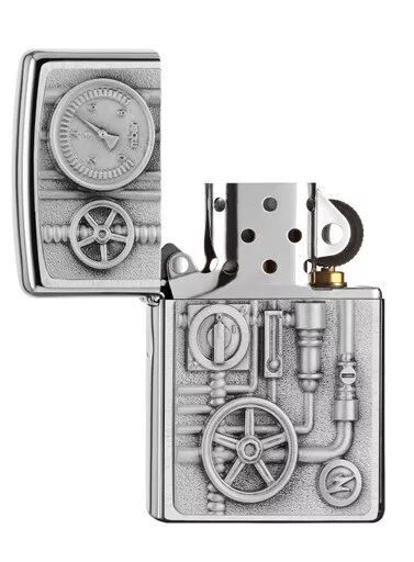 Zippo Benzin Feuerzeug Steam Nautic System Emblem Spring 2021 NEU&OVP 2