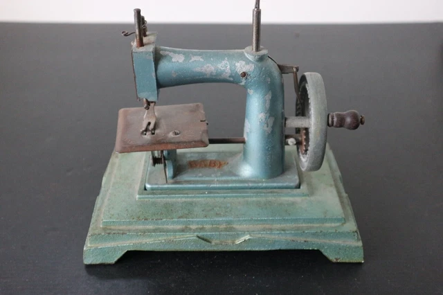 Machine à Coudre Enfant Singer En Fonte - Années 1900 - Avec Boîte - Pièce Vintage Collection