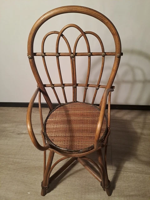 Petit fauteuil en Bois Noirci, époque Napoléon III - Milieu XIXe