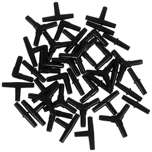 40pcs Adaptateur d'aquarium Adaptateur Oxygène Pompe Shunt Toard Pish Airline