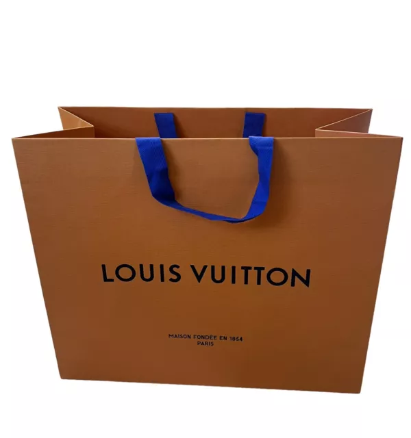 LOUIS VUITTON Authentic Paper Gift Shopping Bag 21”W x 19”H x 5”D