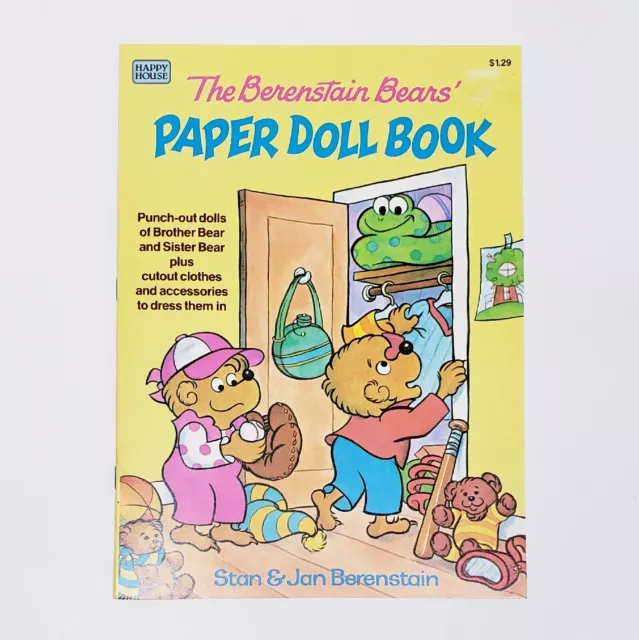 The Berenstain Bears' Paper Doll Book (Happy House, 1984) NOS NEW-MINT