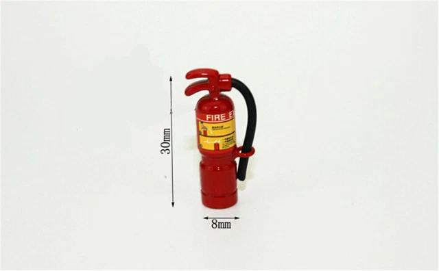 1:12 Scale Red Fire Extinguisher Dolls House Miniature Accessories`ju