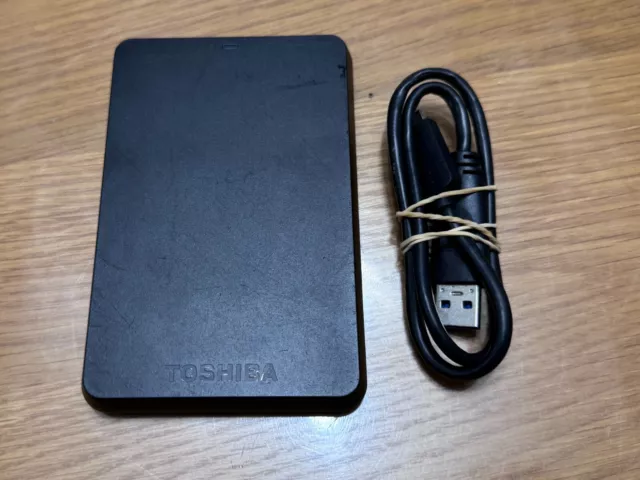 500GB Toshiba Portable External 2.5" USB Hard Drive - V63700-A