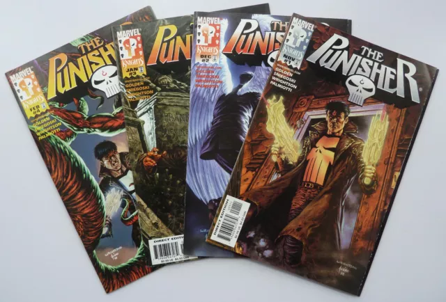 The Punisher #1 to 4 Marvel Knights Set Marvel Comics 1998/9 VF/NM 9.0