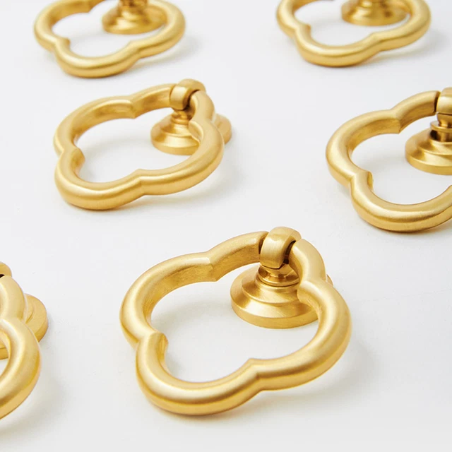 Brushed Brass Kitchen Cabinet Pulls Drawer Knobs Pulls Dresser Knobs Handle
