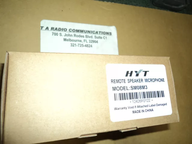 Microphone haut-parleur à distance compatible HYT SM08M3 TC508 TC-518 TC-600 TC-610 2