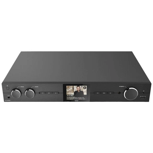 Hama DIT2006BT Radio de table DAB+, Internet, DAB, FM Bluetooth, DAB+, radio