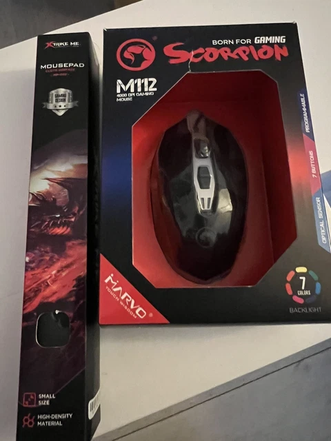 Marvo Gaming mouse M112 And Pad