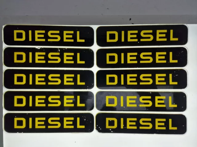 Alte Diesel Glasscheibe für alte Diesel Zapfsäule 50er Jahre # 2