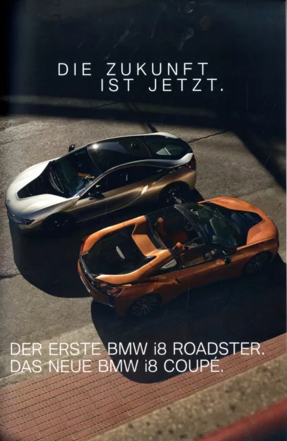 BMW i8 Prospekt 2018 D brochure catalogue catalog electric car Elektroauto 3