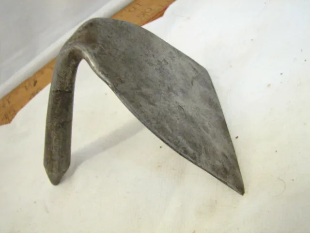 Antique Blacksmith Hand Forged Iron Dough Scraper Knife Kitchen Primitive 18th c