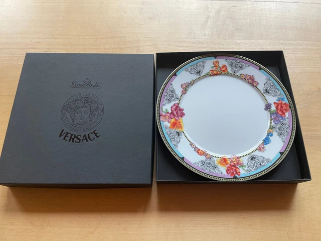 Rosenthal Versace Teller "hot flowers" mit originaler Verpackung